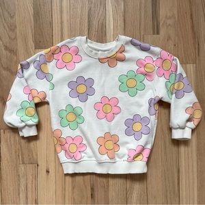 Zara Flower Sweatshirt